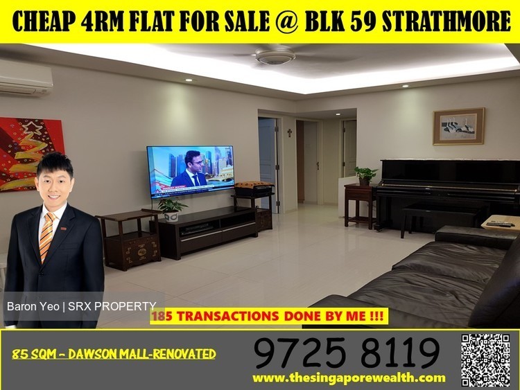 Blk 59 Strathmore Avenue (Queenstown), HDB 4 Rooms #192751182